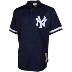 Bernie Williams New York Yankees Mitchell & Ness Cooperstown Mesh Batting Practice Jersey - Navy 2019