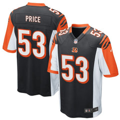 Billy Price Cincinnati Bengals Game Jersey – Black 2019