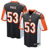 Image of Billy Price Cincinnati Bengals Game Jersey – Black 2019