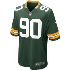 BJ Raji Green Bay Packers Youth Team Color Game Jersey - Green 2019