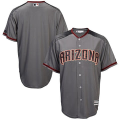 Arizona Diamondbacks Majestic Fashion Official Cool Base Replica Team Jersey - Gray/Black 2019