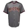 Image of Arizona Diamondbacks Majestic Fashion Official Cool Base Replica Team Jersey - Gray/Black 2019