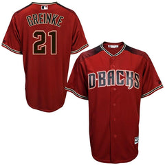 Zack Greinke Arizona Diamondbacks Majestic Official Cool Base Player Jersey - Sedona Red/Black 2019