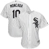 Image of Yoan Moncada Chicago White Sox Majestic Home Official Cool Base Replica Player Jersey - White/Black 2019