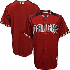 Arizona Diamondbacks Majestic Official Cool Base Jersey - Sedona Red/Black 2019