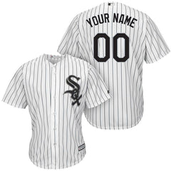 Chicago White Sox Majestic Cool Base Custom Jersey - White/Black 2019