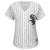 Image of Eloy Jimenez Chicago White Sox Majestic Women's Cool Base Player Jersey – White/Black 2019
