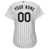Image of Chicago White Sox Majestic Women's Home Cool Base Custom Jersey - White/Black 2019