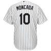 Image of Yoan Moncada Chicago White Sox Majestic Home Official Cool Base Replica Player Jersey - White/Black 2019