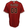 Image of Arizona Diamondbacks Majestic Cool Base Custom Jersey - Sedona Red/Black 2019