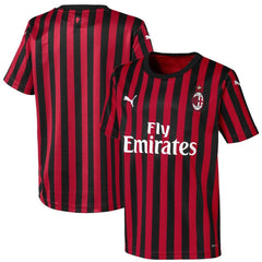 AC Milan Puma Youth 2019/20 Home Replica Jersey – Red/Black 2019