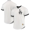 Image of Los Angeles Dodgers Mitchell &amp; Ness Mesh V-Neck Jersey - White/Black 2019