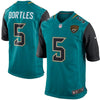 Image of Blake Bortles Jacksonville Jaguars Alternate Game Jersey - Teal 2019