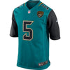 Image of Blake Bortles Jacksonville Jaguars Alternate Game Jersey - Teal 2019