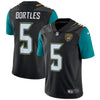 Image of Blake Bortles Jacksonville Jaguars Vapor Untouchable Limited Player Jersey - Black 2019