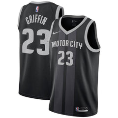 Blake Griffin Detroit Pistons City Edition Swingman Jersey – Black 2019