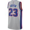 Image of Blake Griffin Detroit Pistons Replica Swingman Jersey - Statement Edition – Silver 2019