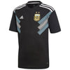 Image of Argentina National Team Youth Away Replica Blank Jersey – Black/Blue 2019