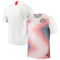 Chile National Team Away Replica Stadium Jersey – White/Blue 2019