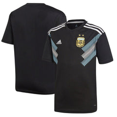 Argentina National Team Youth Away Replica Blank Jersey – Black/Blue 2019