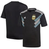 Image of Argentina National Team Youth Away Replica Blank Jersey – Black/Blue 2019