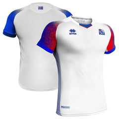 Iceland National Team Away Replica Jersey – White/Blue 2019