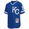 Image of Bo Jackson Kansas City Royals Mitchell &amp; Ness Youth Cooperstown Collection Mesh Batting Practice Jersey – Royal 2019