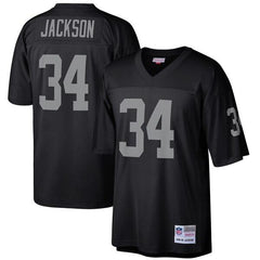 Bo Jackson Oakland Raiders Mitchell &amp; Ness 1988 Retired Player Vintage Replica Jersey - Black 2019