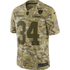 Bo Jackson Oakland Raiders Salute to Service Retired Player Limited Jersey – Camo 2019