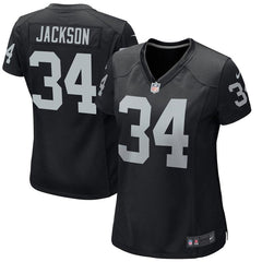 Bo Jackson Oakland Raiders Women's Retired Game Jersey - Black 2019