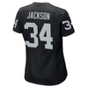 Image of Bo Jackson Oakland Raiders Women's Retired Game Jersey - Black 2019