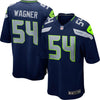 Image of Bobby Wagner Seattle Seahawks Youth Team Color Game Jersey - College Navy 2019