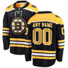 Image of Boston Bruins Home Breakaway Custom Jersey - Black 2019