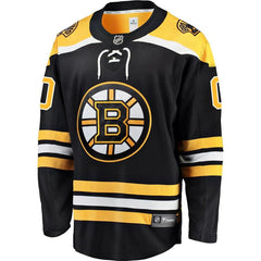 Boston Bruins Home Breakaway Custom Jersey - Black 2019