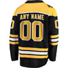 Image of Boston Bruins Home Breakaway Custom Jersey - Black 2019