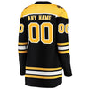 Image of Boston Bruins Women's Home Breakaway Custom Jersey - Black 2019