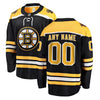 Image of Boston Bruins Youth Home Breakaway Custom Jersey - Black 2019