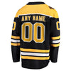 Image of Boston Bruins Youth Home Breakaway Custom Jersey - Black 2019