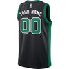 Image of Boston Celtics Swingman Custom Jersey Black - Statement Edition 2019