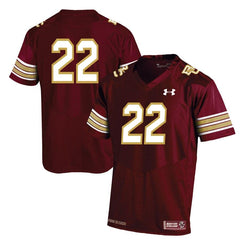 Boston College Eagles Under Armour #22 Throwback Replica Football Jersey – Maroon 2019