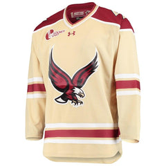 Boston College Eagles Under Armour Replica College Hockey Jersey – Gold 2019