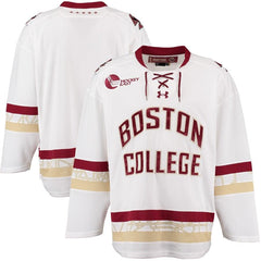 Boston College Eagles Under Armour Replica Hockey Jersey - White 2019