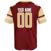 Image of Boston College Eagles Under Armour Team Color Custom Replica Jersey - Maroon 2019