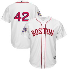 Boston Red Sox Majestic 2019 Jackie Robinson Day Official Cool Base Jersey – White 2019