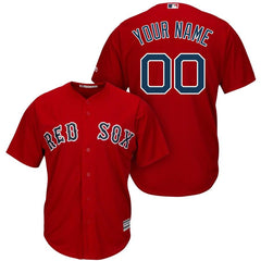 Boston Red Sox Majestic Cool Base Custom Jersey - Red 2019