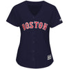 Image of Boston Red Sox Majestic Women's 2015 Cool Base Jersey - Navy 2019