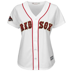 Boston Red Sox Majestic Women's 2019 Gold Program Cool Base Team Jersey – White 2019