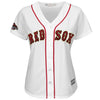 Image of Boston Red Sox Majestic Women's 2019 Gold Program Cool Base Team Jersey – White 2019