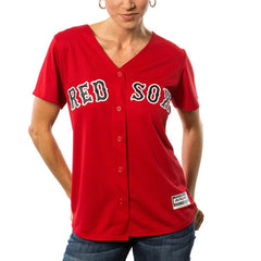 Boston Red Sox Majestic Women's Cool Base Jersey - Scarlet 2019