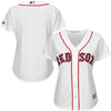 Image of Boston Red Sox Majestic Women's Cool Base Jersey - White 2019